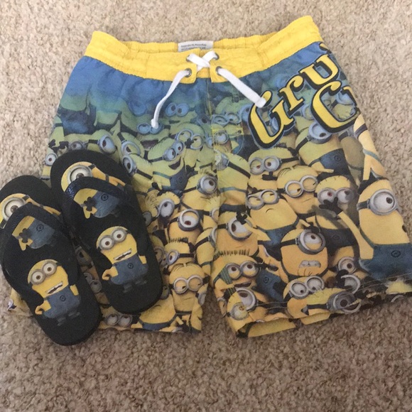 minion swim trunks